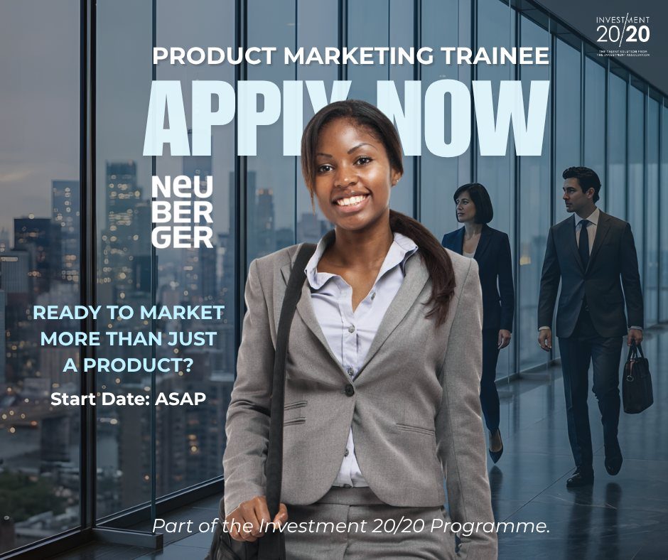 Apply Now design for Neuberger Berman Product Marketing Trainee