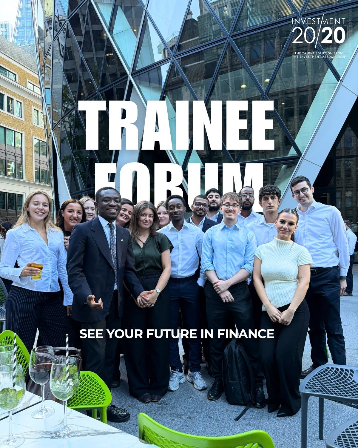 Trainee Forum post design with trainees in the City